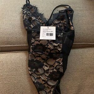 lace lingerie bodysuit